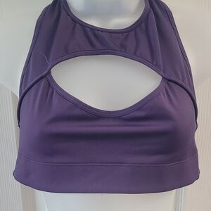 Savage X Fenty Purple Cutout Sports Bra